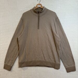 Vince sold n/a Quarter Zip Mens Size n/a Beige